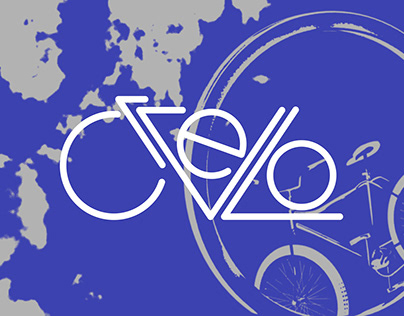 À vélo | Logo for cycling festival