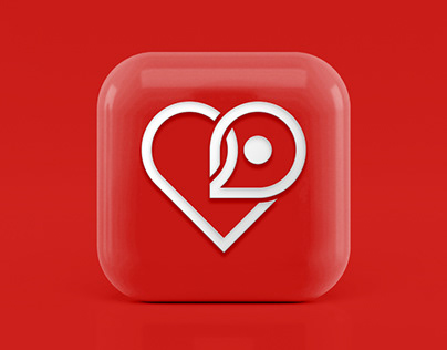 "Rapture" dating app logo design