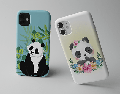 Cute Panda Phone Case - Phone Cases Design