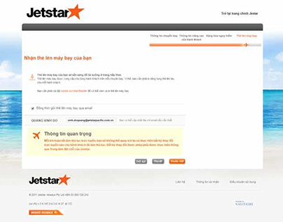 Check in online Jetstar