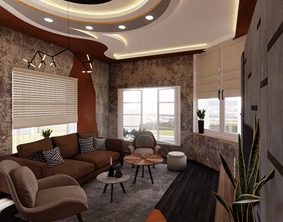 Modern Rustic living room