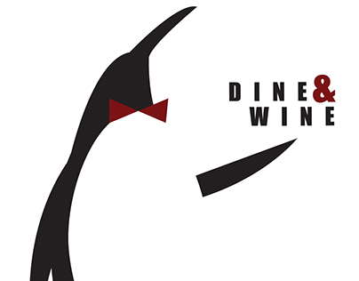 Evon wine&dine restaurant logo design