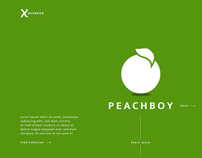PEACHBOY Web Design(Unfinished)
