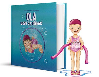 Ola uczy się pływać , Moja książka plus ilustracje