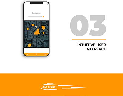 CAR 2 USE Mobile app UI design Presentation.