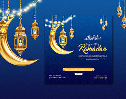 Ramadan Kareem Social Media Post...