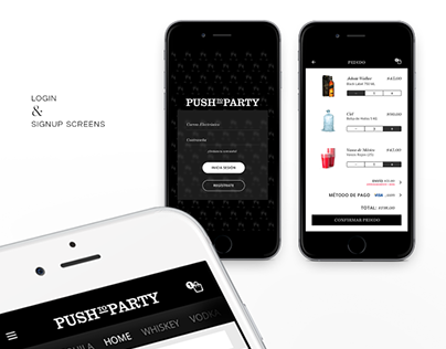 Push to party · UI/UX