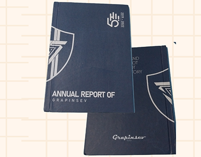 Book Cover Design AnnualReport of Grapinsev
