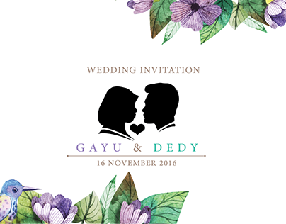 Gayu's Wedding Card and Souvenir Design