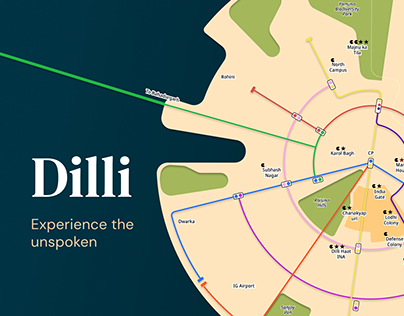 Delhi cultural map | Data Visualization Project