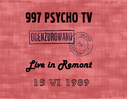 997 Psycho TV Live 1989