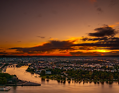 Sonnenuntergang Koblenz