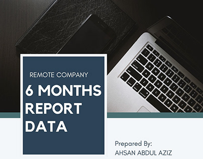 6 Months Report data in Microsoft Excel/Spreadsheet