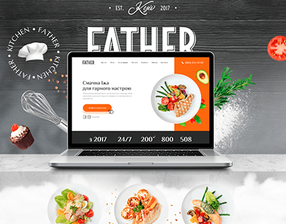 Father Kitchen landing page
