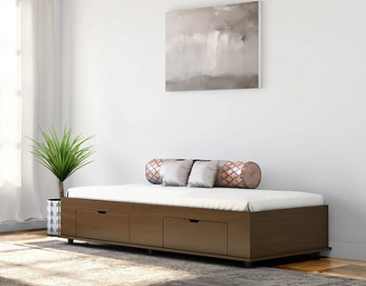 single diwan bed design