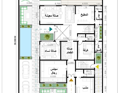 Villa plans in Saudi Arabia