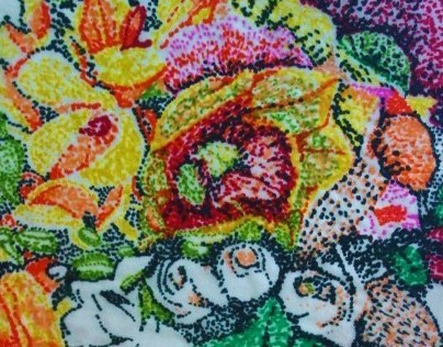 Bouquet pointillism