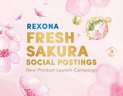 Rexona Fresh Sakura Social Postings 2018
