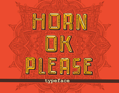 Horn OK Please Typeface
