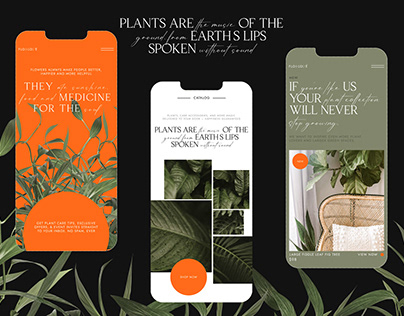 Online Store For Plant Shop