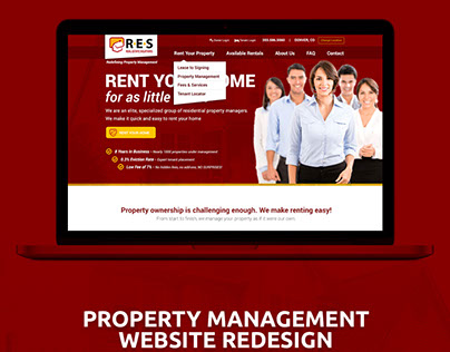 Property Management Website Redesign