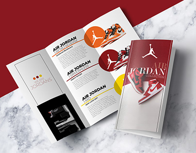 Trifold Design - Leaflet - Brochure - Air Jordan - Nike