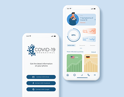 Covid-19 App design idea