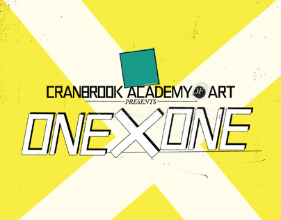 OneXOne at Cranbrook Academy of Art
