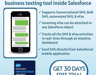 Automated text message for business