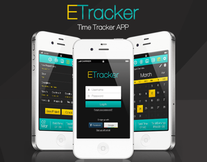 ETracker Time Tracker App - Personal Project