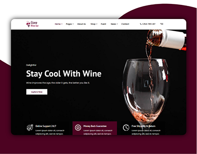 Giano - Wine Bar website