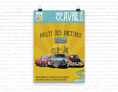 Plate & print for rally of Carlsbourg