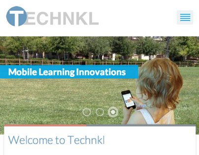 Redesign of Technkl Home Page