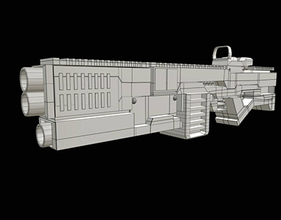 Project thumbnail - 3D Gun Asset