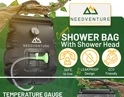 Amazon EBC / A+ Content || Shower Bag
