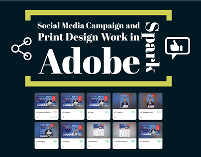 Social Media Campaign and Print Design Work