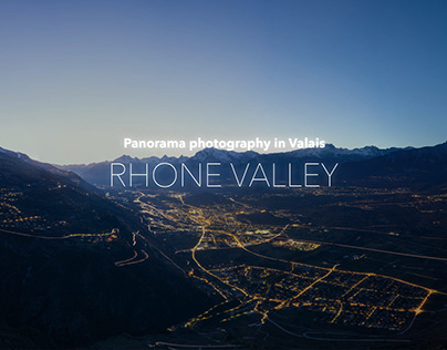 Rhone valley panorama