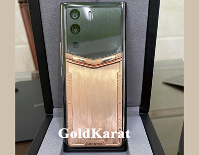 Điện thoại cảm ứng Vertu Meta vàng khối 18k