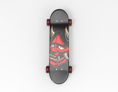 3d model skateboard