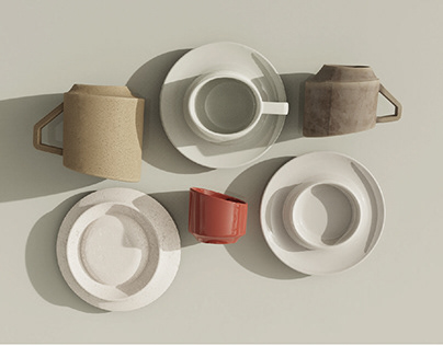 Beta Collection / porcelain tea & coffee set