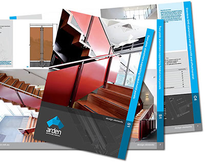 Arden - set of 24 brochures, and web design