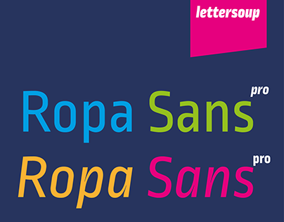 Ropa Sans Pro | Free Font