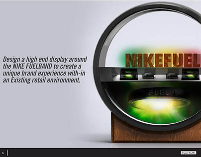 Nike Fuel Band Display