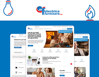 Electrica Furnizare - a website redesign