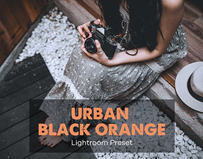 Urban Black Orange Lightroom Preset