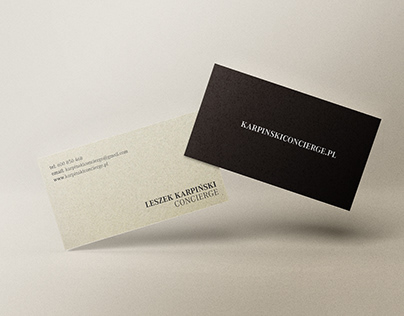 Concierge business card