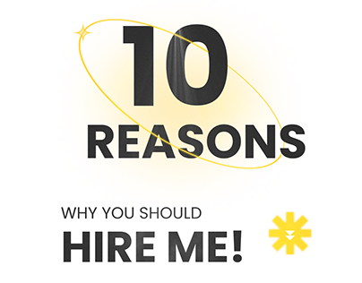 Project thumbnail - 10 Reasons Why You Should Hire Me! - 2024