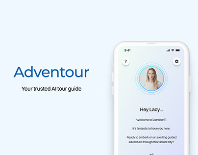 Avdentour - AI Tour guide app design
