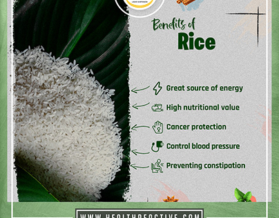 Rice great source of energy & high nutritional value