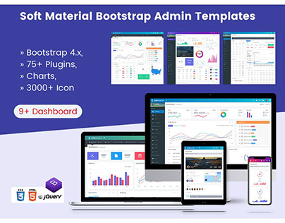 Soft Material - Bootstrap Admin Web App Template